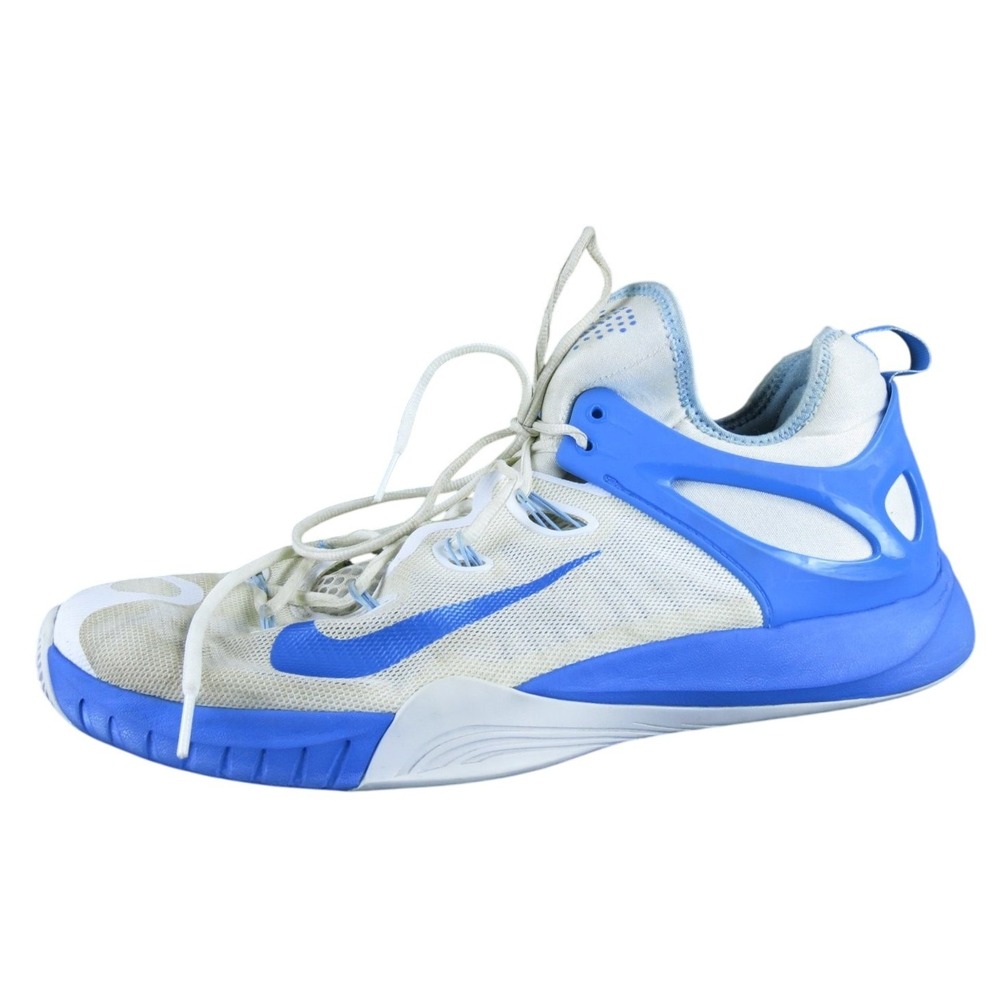 Nike Zoom Hyperrev 2014 Men's 15 White Blue Zoom Basketball Shoes